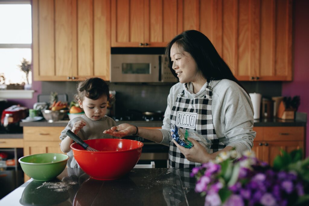 Công thức làm cơm ăn dặm cho bé mình hay tham khảo trên các nhóm mẹ và bé.